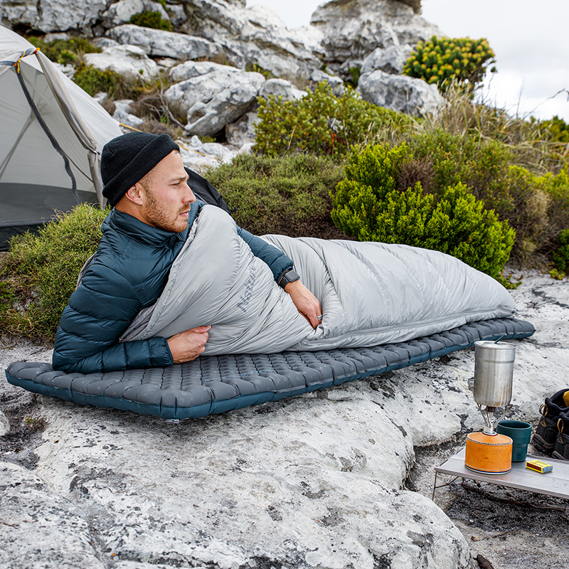 Naturehike ultraľahká nafukovacia karimatka R3.5 obdĺžnik - šedá